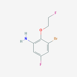 3-Bromo-5-fluoro-2-(2-fluoroethoxy)aniline