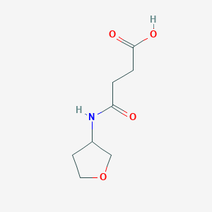molecular formula C8H13NO4 B7935116 3-[(Oxolan-3-yl)carbamoyl]propanoic acid 
