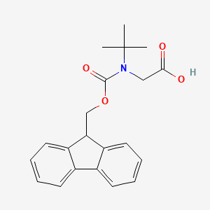 molecular formula C21H23NO4 B7935187 N-tert-Butyl-N-Fmoc-glycine CAS No. 250695-67-1