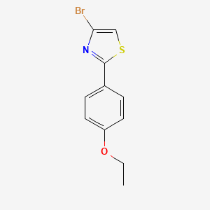 molecular formula C11H10BrNOS B7935204 4-Bromo-2-(4-ethoxyphenyl)thiazole 