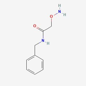 molecular formula C9H12N2O2 B7935228 2-(Aminooxy)-N-benzylacetamide 