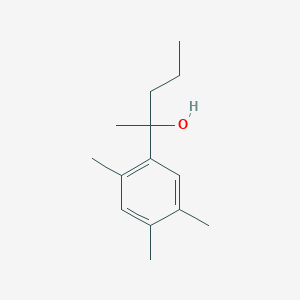molecular formula C14H22O B7935299 2-(2,4,5-Trimethylphenyl)-2-pentanol CAS No. 1443307-29-6