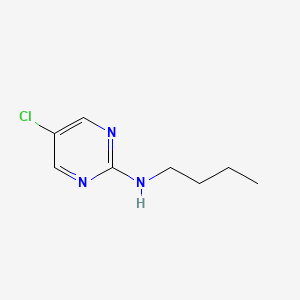molecular formula C8H12ClN3 B7935340 N-Butyl-5-chloropyrimidin-2-amine 
