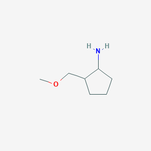 molecular formula C7H15NO B7935343 2-Methoxymethyl-cyclopentylamine 