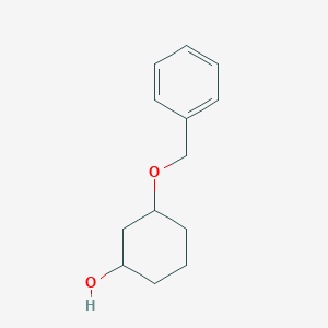 molecular formula C13H18O2 B7935350 3-(苯甲氧基)环己醇 