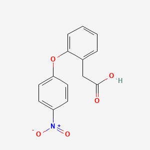 [2-(4-Nitrophenoxy)phenyl]acetic acid