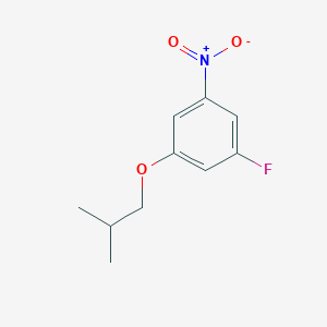 molecular formula C10H12FNO3 B7935419 1-Fluoro-3-(2-methylpropoxy)-5-nitrobenzene 