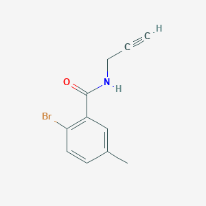 molecular formula C11H10BrNO B7935444 2-Bromo-5-methyl-N-(prop-2-yn-1-yl)benzamide 