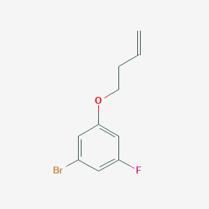 molecular formula C10H10BrFO B7935445 1-Bromo-3-(but-3-en-1-yloxy)-5-fluorobenzene 