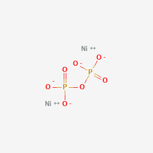 molecular formula Ni2O7P2 B079357 Diphosphoric acid, nickel(2+) salt (1:2) CAS No. 14448-18-1
