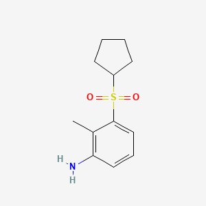3-(Cyclopentylsulfonyl)-2-methylaniline