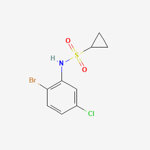 N-(2-Bromo-5-chlorophenyl)cyclopropanesulfonamide