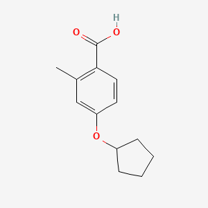 4-(Cyclopentyloxy)-2-methylbenzoic acid