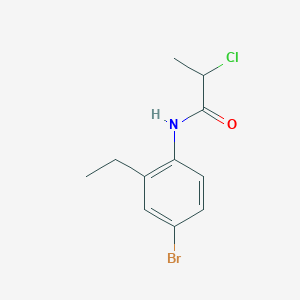 N-(4-bromo-2-ethylphenyl)-2-chloropropanamide