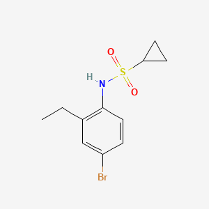 N-(4-Bromo-2-ethylphenyl)cyclopropanesulfonamide