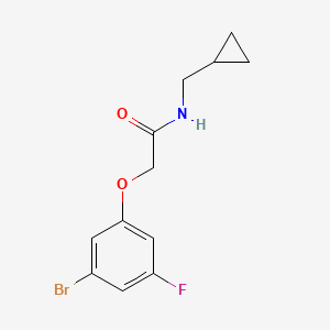 2-(3-Bromo-5-fluorophenoxy)-N-(cyclopropylmethyl)acetamide