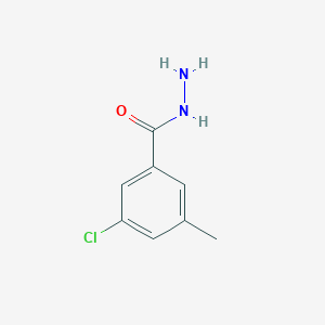 molecular formula C8H9ClN2O B7935936 3-Chloro-5-methylbenzohydrazide 
