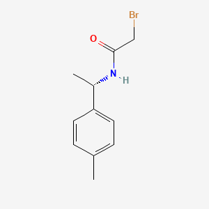 molecular formula C11H14BrNO B7935961 (S)-2-Bromo-N-(1-(p-tolyl)ethyl)acetamide 