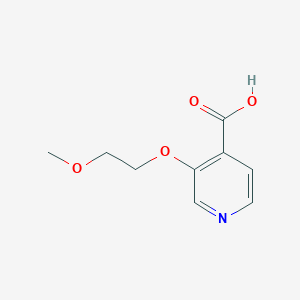 molecular formula C9H11NO4 B7936145 3-(2-Methoxyethoxy)isonicotinic acid 