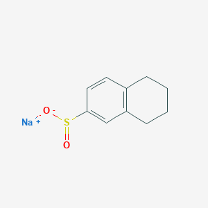molecular formula C10H11NaO2S B7936177 Sodium 5,6,7,8-tetrahydronaphthalene-2-sulfinate 