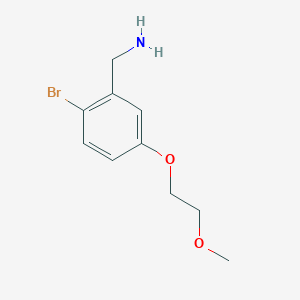 [2-Bromo-5-(2-methoxyethoxy)phenyl]methanamine