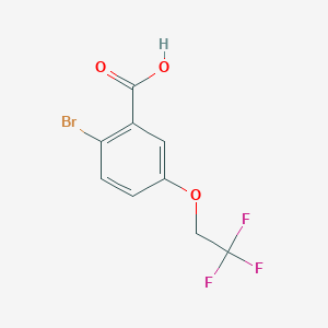 2-Bromo-5-(2,2,2-trifluoroethoxy)benzoic acid