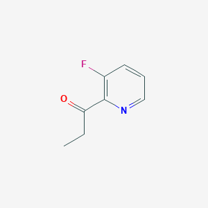 molecular formula C8H8FNO B7936411 1-(3-Fluoropyridin-2-yl)propan-1-one 