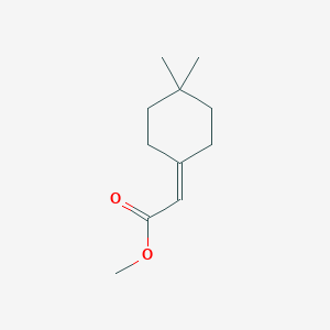 molecular formula C11H18O2 B7936439 Methyl 2-(4,4-dimethylcyclohexylidene)acetate 