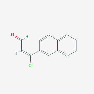 molecular formula C13H9ClO B7936447 (E)-3-chloro-3-naphthalen-2-ylprop-2-enal 