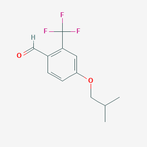 4-Isobutoxy-2-(trifluoromethyl)benzaldehyde