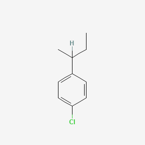 molecular formula C10H13Cl B7936588 Benzene, 1-chloro-4-(1-methylpropyl)- CAS No. 36383-14-9