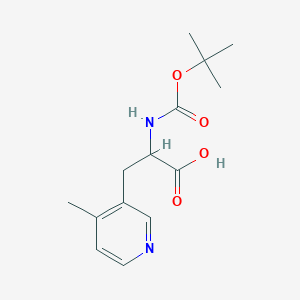 2-((tert-Butoxycarbonyl)amino)-3-(4-methylpyridin-3-yl)propanoic acid