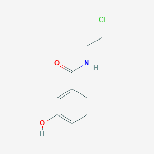 molecular formula C9H10ClNO2 B7936627 N-(2-氯乙基)-3-羟基苯甲酰胺 