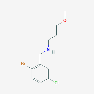 [(2-Bromo-5-chlorophenyl)methyl](3-methoxypropyl)amine