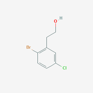 molecular formula C8H8BrClO B7936760 2-(2-Bromo-5-chlorophenyl)ethanol 