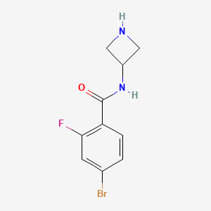 N-(azetidin-3-yl)-4-bromo-2-fluorobenzamide