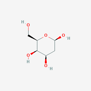 molecular formula C6H12O5 B079368 2-脱氧-β-D-李可糖六环吡喃糖 CAS No. 14215-78-2