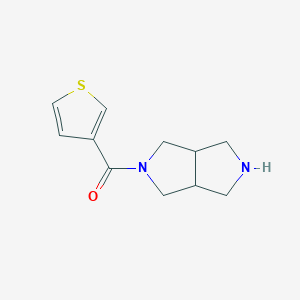(Hexahydropyrrolo[3,4-c]pyrrol-2(1H)-yl)(thiophen-3-yl)methanone