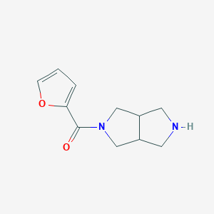 molecular formula C11H14N2O2 B7936853 Furan-2-yl(hexahydropyrrolo[3,4-c]pyrrol-2(1H)-yl)methanone 