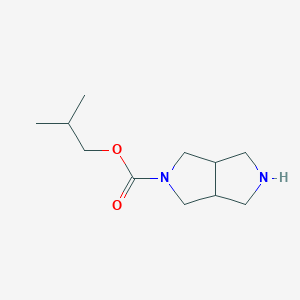 isobutyl hexahydropyrrolo[3,4-c]pyrrole-2(1H)-carboxylate