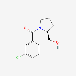 (S)-(3-Chlorophenyl)(2-(hydroxymethyl)pyrrolidin-1-yl)methanone