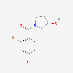 (3R)-1-(2-bromo-4-fluorobenzoyl)pyrrolidin-3-ol