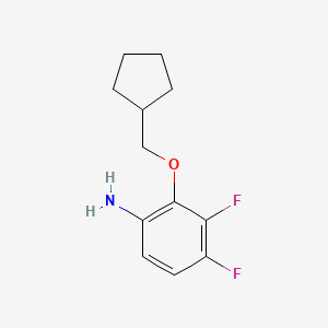 2-(Cyclopentylmethoxy)-3,4-difluoroaniline