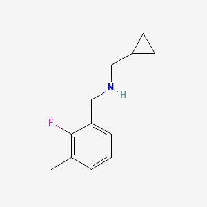 (Cyclopropylmethyl)[(2-fluoro-3-methylphenyl)methyl]amine