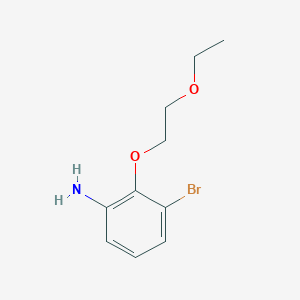 3-Bromo-2-(2-ethoxyethoxy)aniline