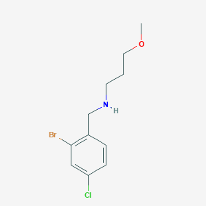 [(2-Bromo-4-chlorophenyl)methyl](3-methoxypropyl)amine