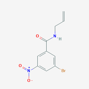 3-Bromo-5-nitro-N-(prop-2-en-1-yl)benzamide