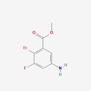 Methyl 5-amino-2-bromo-3-fluorobenzoate