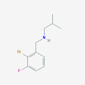 [(2-Bromo-3-fluorophenyl)methyl](2-methylpropyl)amine