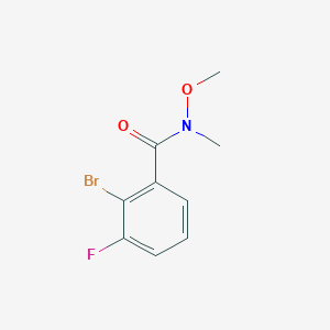 2-bromo-3-fluoro-N-methoxy-N-methylbenzamide